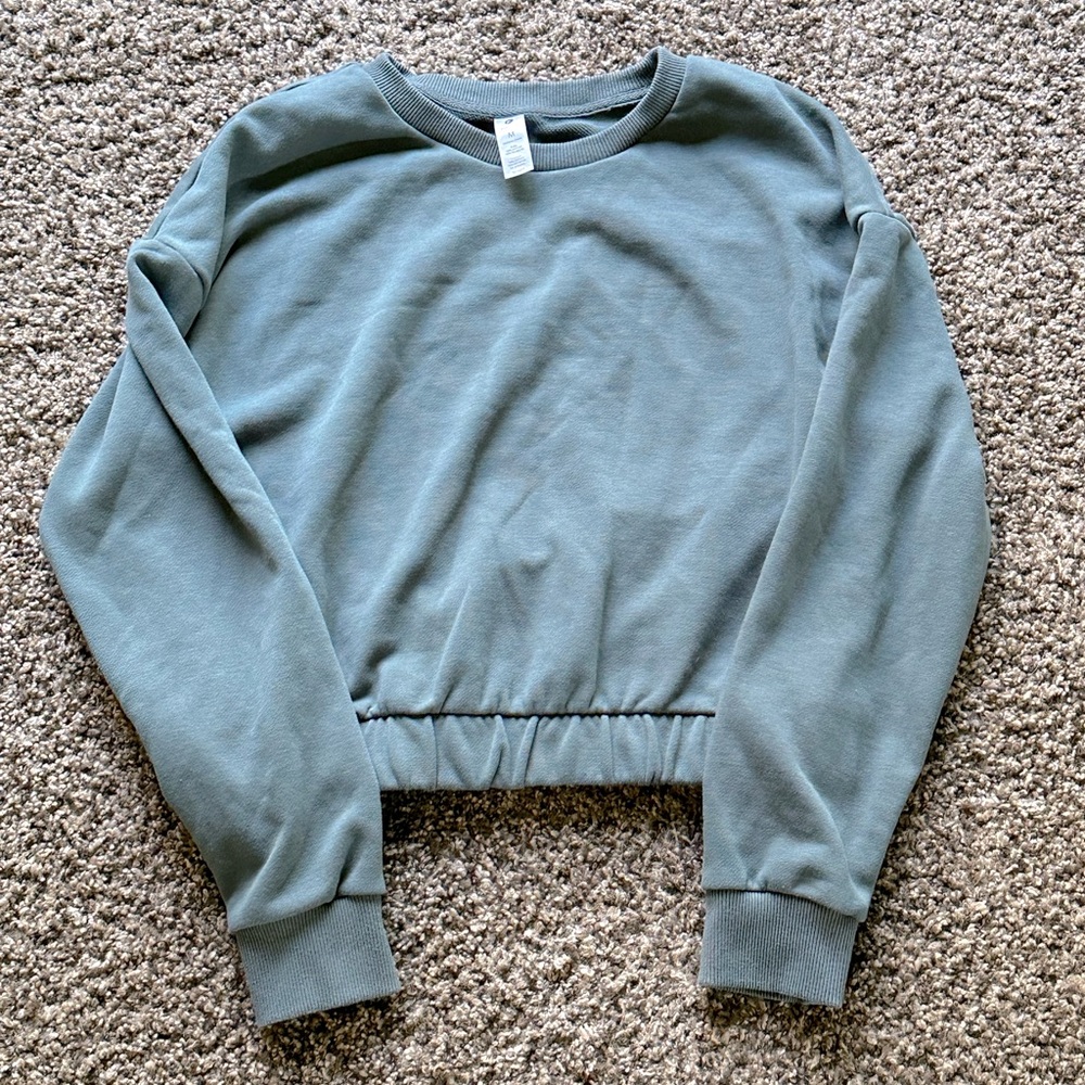 90 degree by Reflex Women’s Cropped Long Sleeve Size M